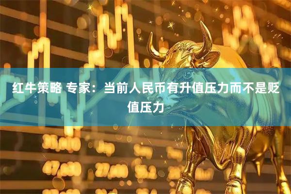 红牛策略 专家：当前人民币有升值压力而不是贬值压力