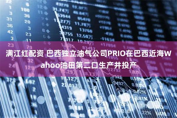 满江红配资 巴西独立油气公司PRIO在巴西近海Wahoo油田第二口生产井投产